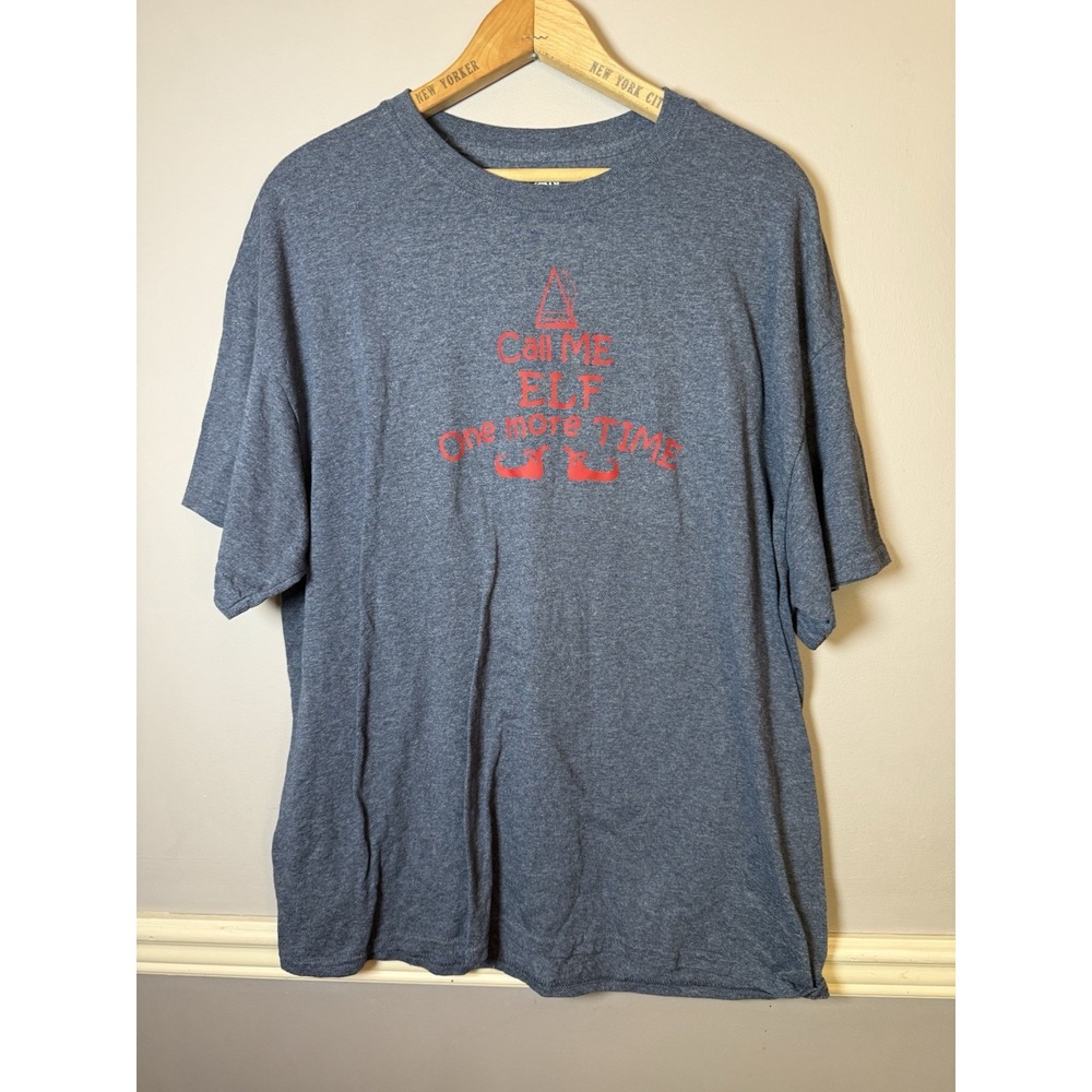 Christmas Call Me Elf One More Time Xmas Adult size‎ XL